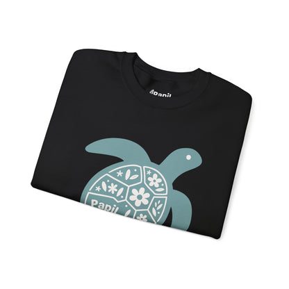 Shell Yeah! Floral Sea Turtle Cosy Crewneck Sweatshirt