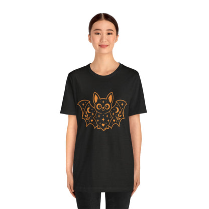 Soft But Spooky — Cute Halloween Bat Graphic Tee