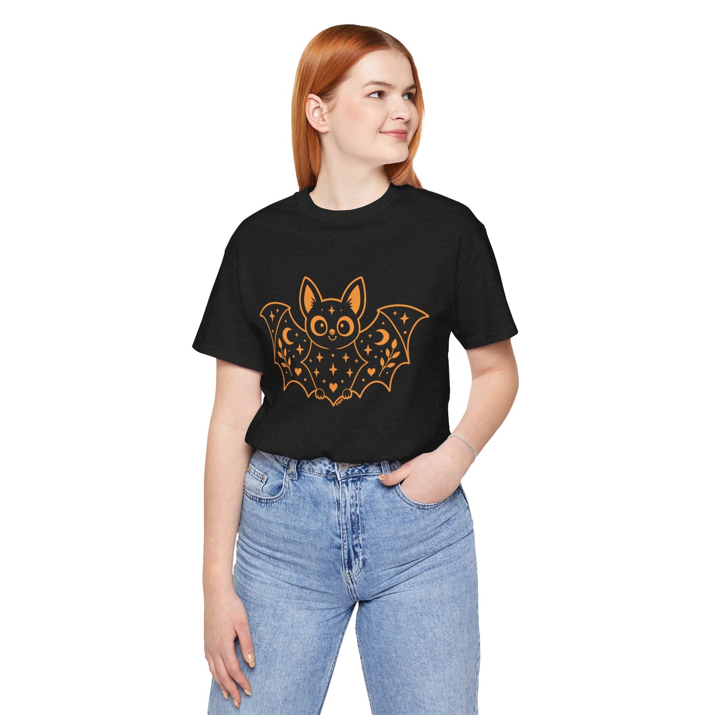 Soft But Spooky — Cute Halloween Bat Graphic Tee