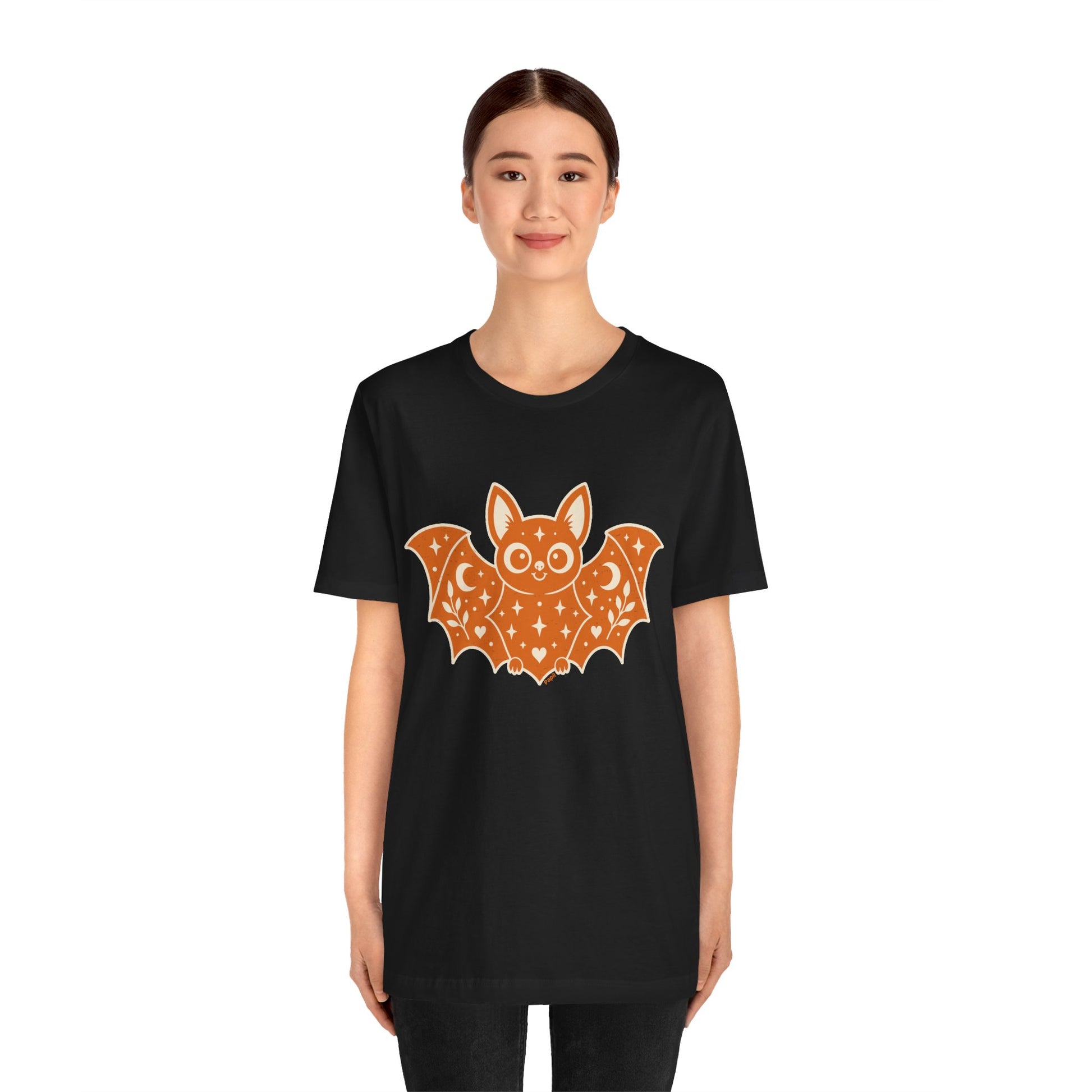 Soft But Spooky — Cute Halloween Bat Graphic Tee