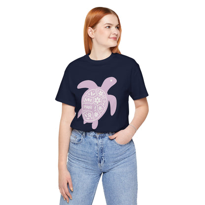 Sea Turtle Graphic Tee — Papil Floral Shell T-Shirt
