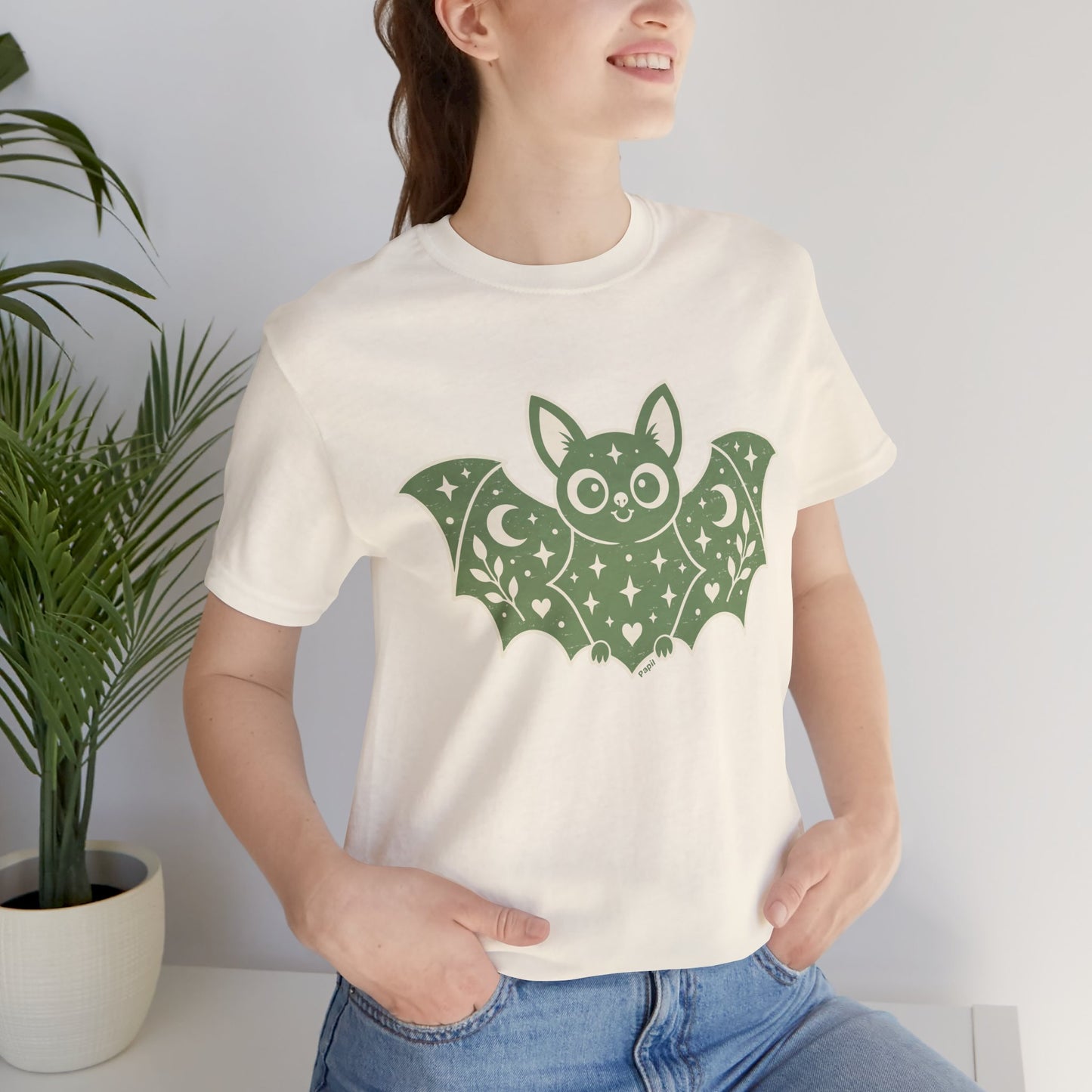 Soft But Spooky — Cute Halloween Bat Graphic Tee