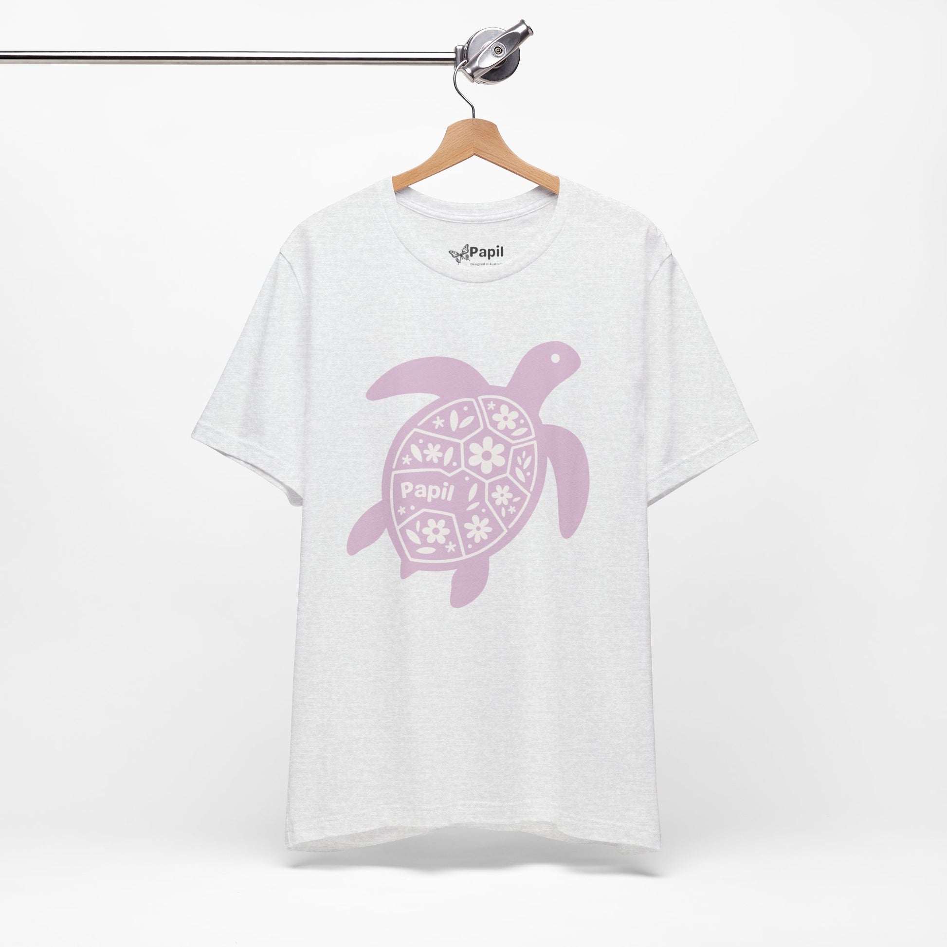 Sea Turtle Graphic Tee — Papil Floral Shell T-Shirt