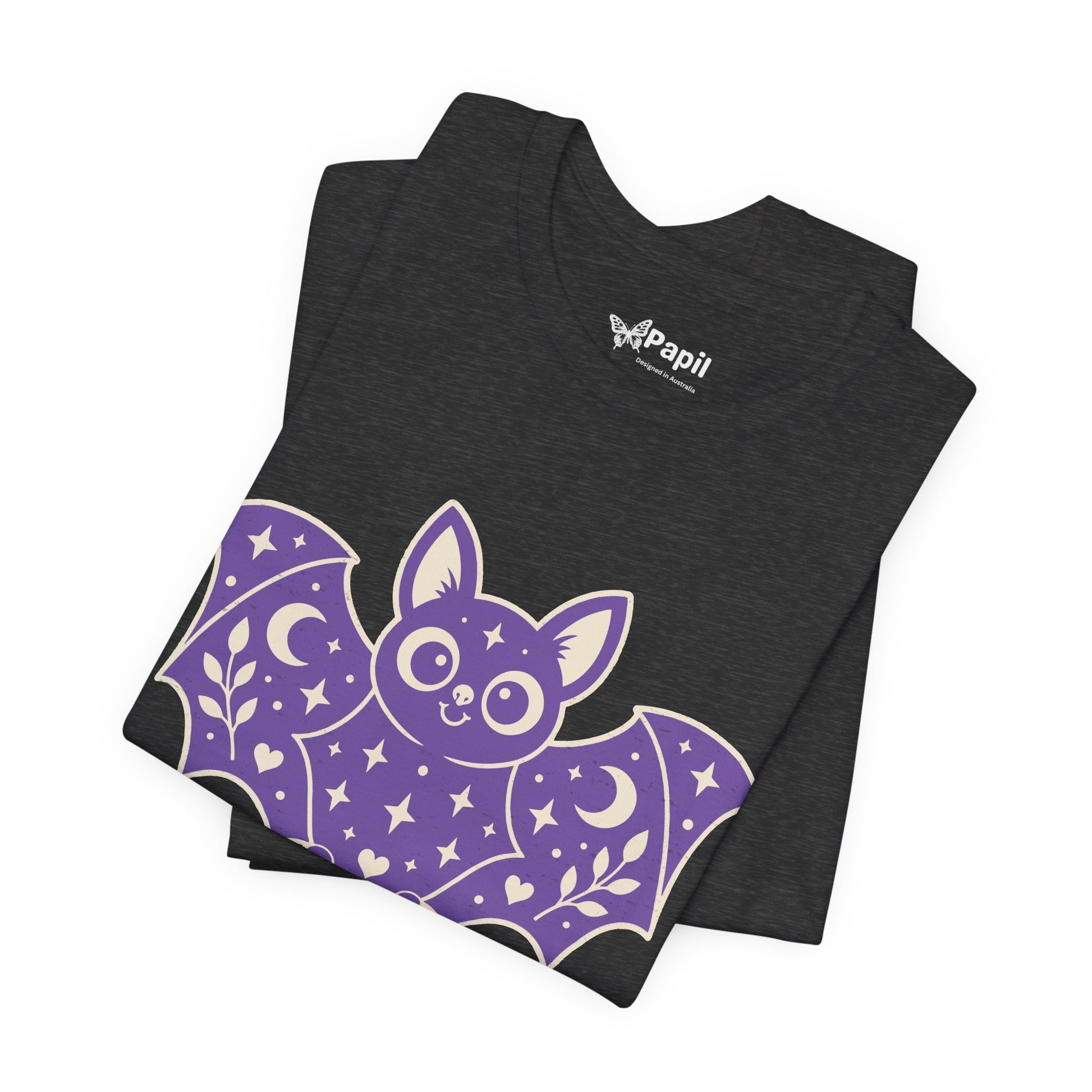 Soft But Spooky — Cute Halloween Bat Graphic Tee