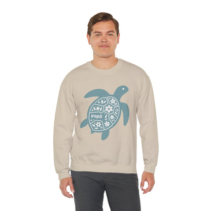 Shell Yeah! Floral Sea Turtle Cosy Crewneck Sweatshirt