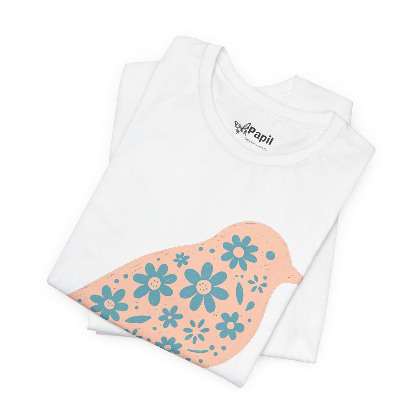 Floral Spring Bird Graphic T-Shirt
