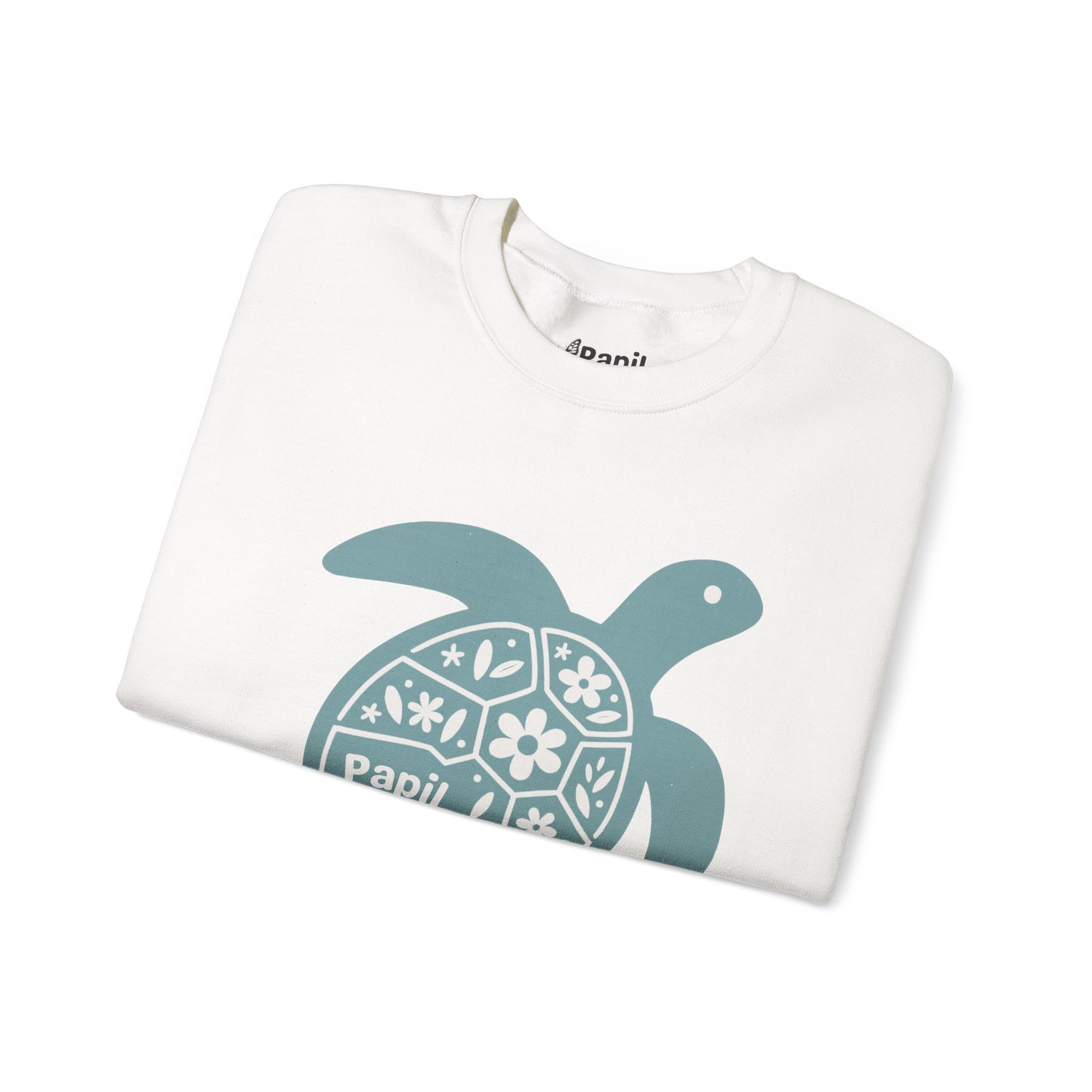 Shell Yeah! Floral Sea Turtle Cosy Crewneck Sweatshirt