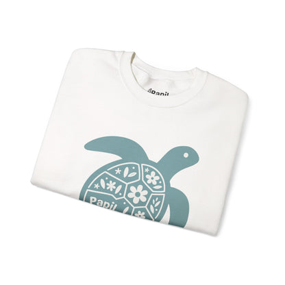 Shell Yeah! Floral Sea Turtle Cosy Crewneck Sweatshirt