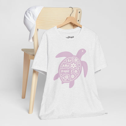 Sea Turtle Graphic Tee — Papil Floral Shell T-Shirt