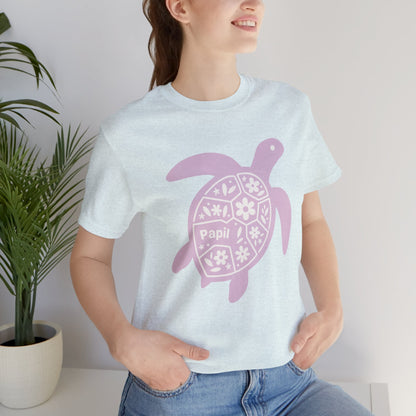 Sea Turtle Graphic Tee — Papil Floral Shell T-Shirt
