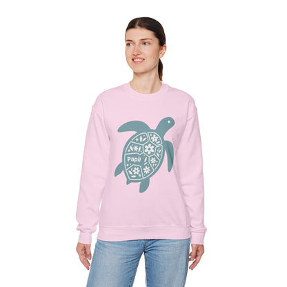 Shell Yeah! Floral Sea Turtle Cosy Crewneck Sweatshirt