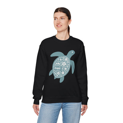 Shell Yeah! Floral Sea Turtle Cosy Crewneck Sweatshirt