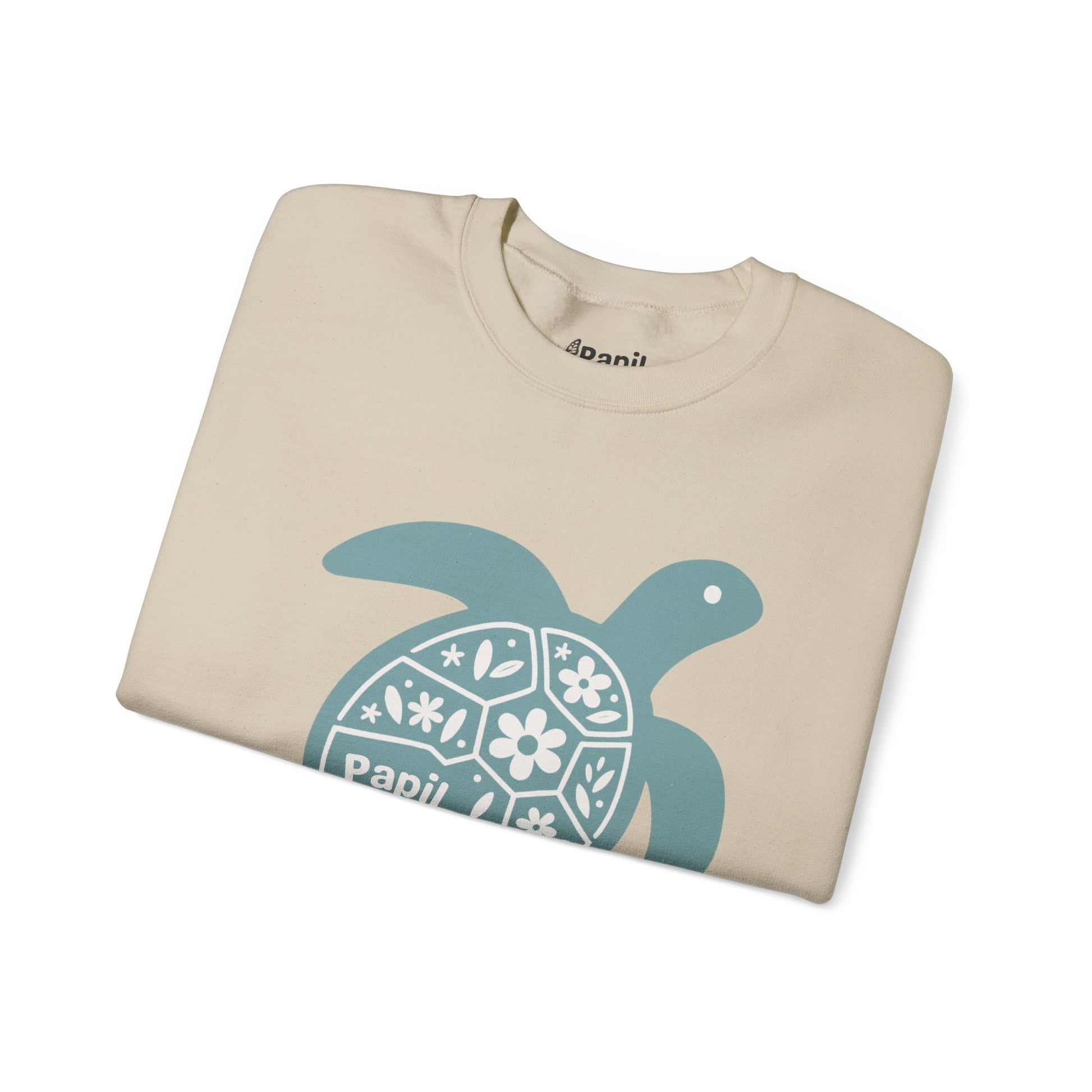 Shell Yeah! Floral Sea Turtle Cosy Crewneck Sweatshirt