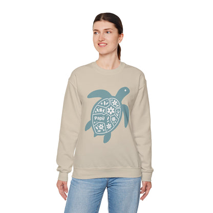 Shell Yeah! Floral Sea Turtle Cosy Crewneck Sweatshirt