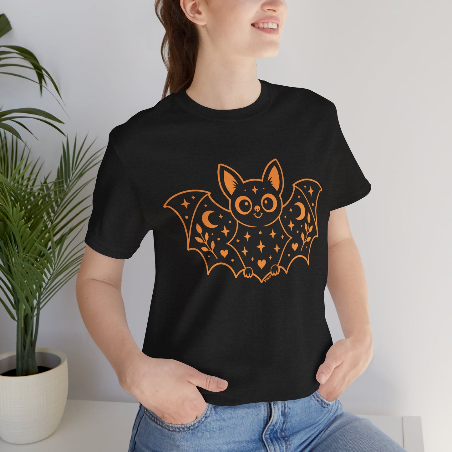 Soft But Spooky — Cute Halloween Bat Graphic Tee