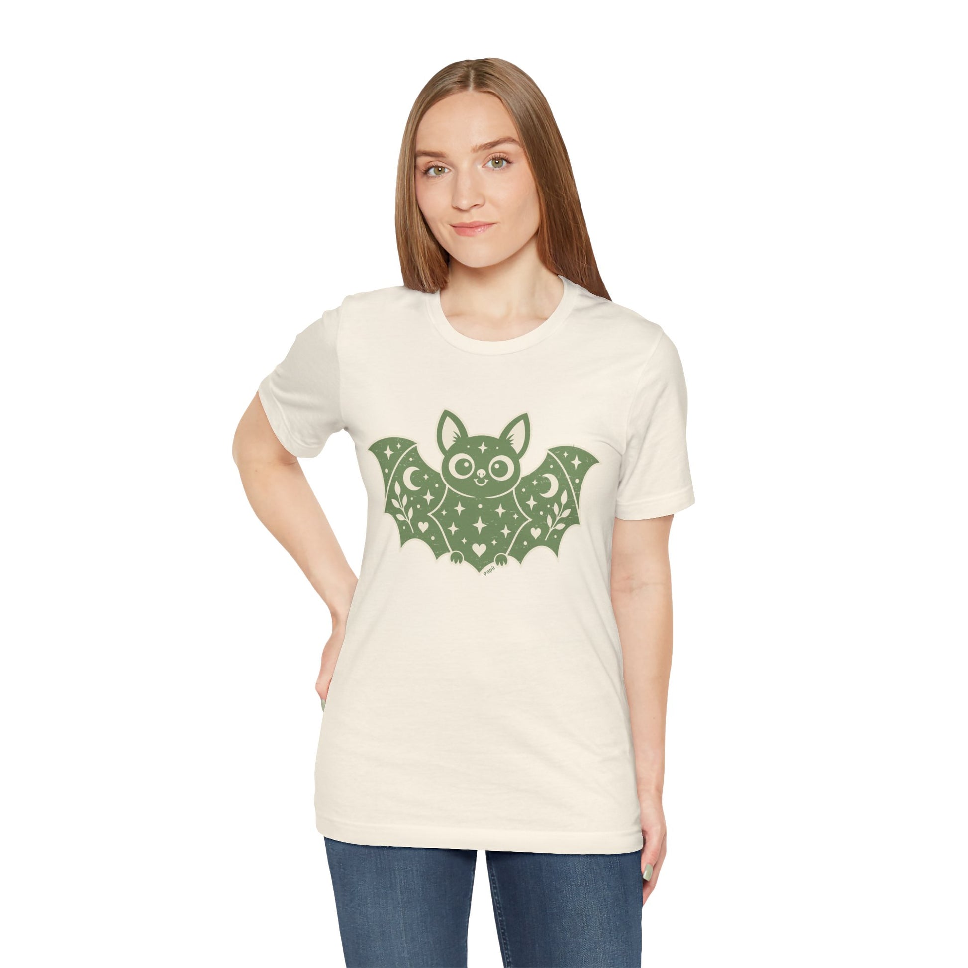Soft But Spooky — Cute Halloween Bat Graphic Tee
