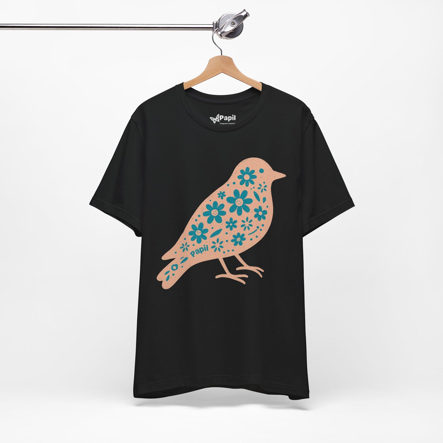 Floral Spring Bird Graphic T-Shirt