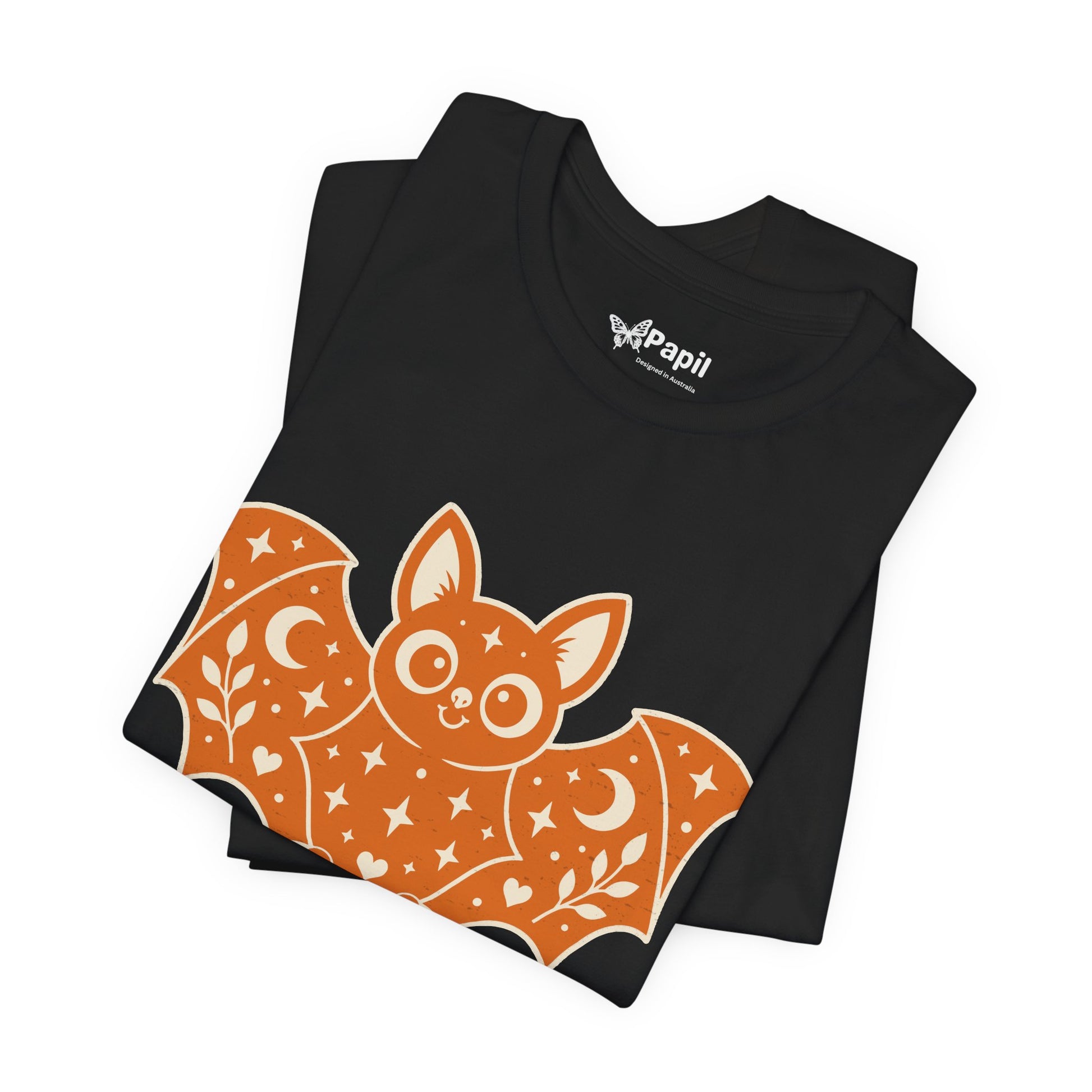 Soft But Spooky — Cute Halloween Bat Graphic Tee