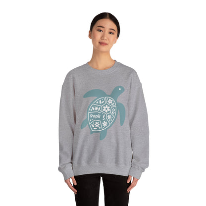 Shell Yeah! Floral Sea Turtle Cosy Crewneck Sweatshirt