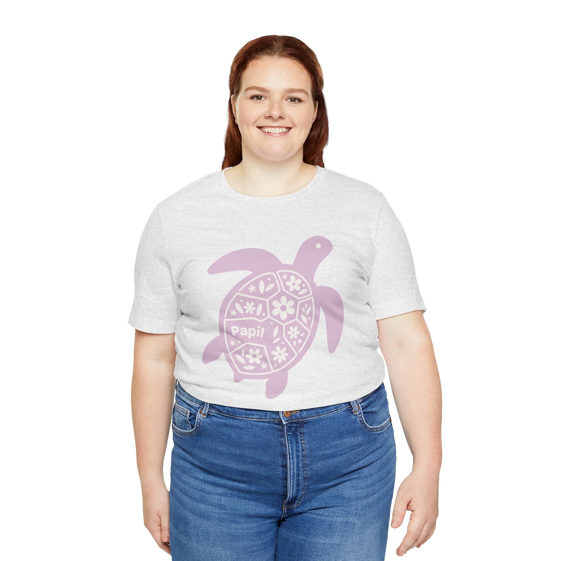 Sea Turtle Graphic Tee — Papil Floral Shell T-Shirt