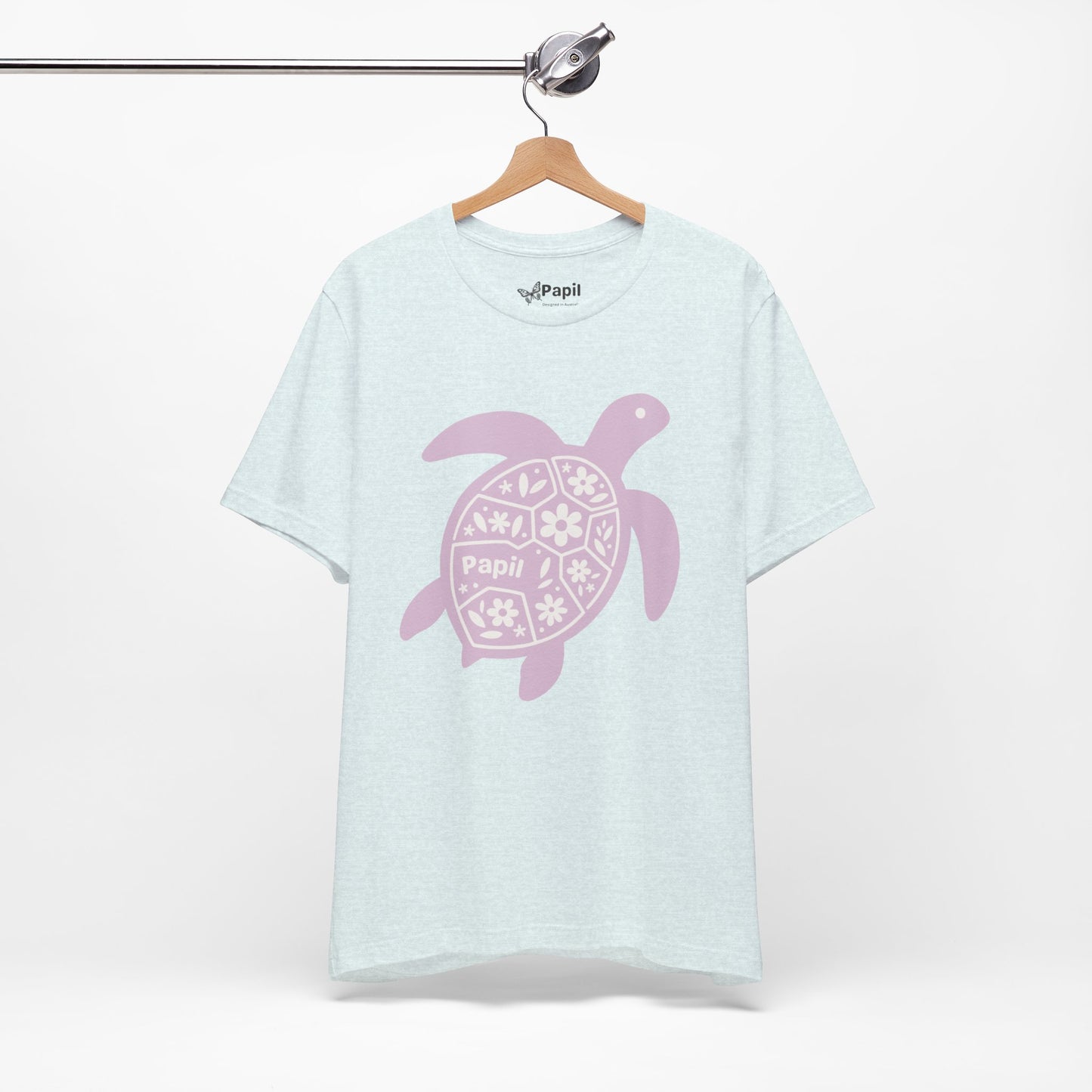Sea Turtle Graphic Tee — Papil Floral Shell T-Shirt