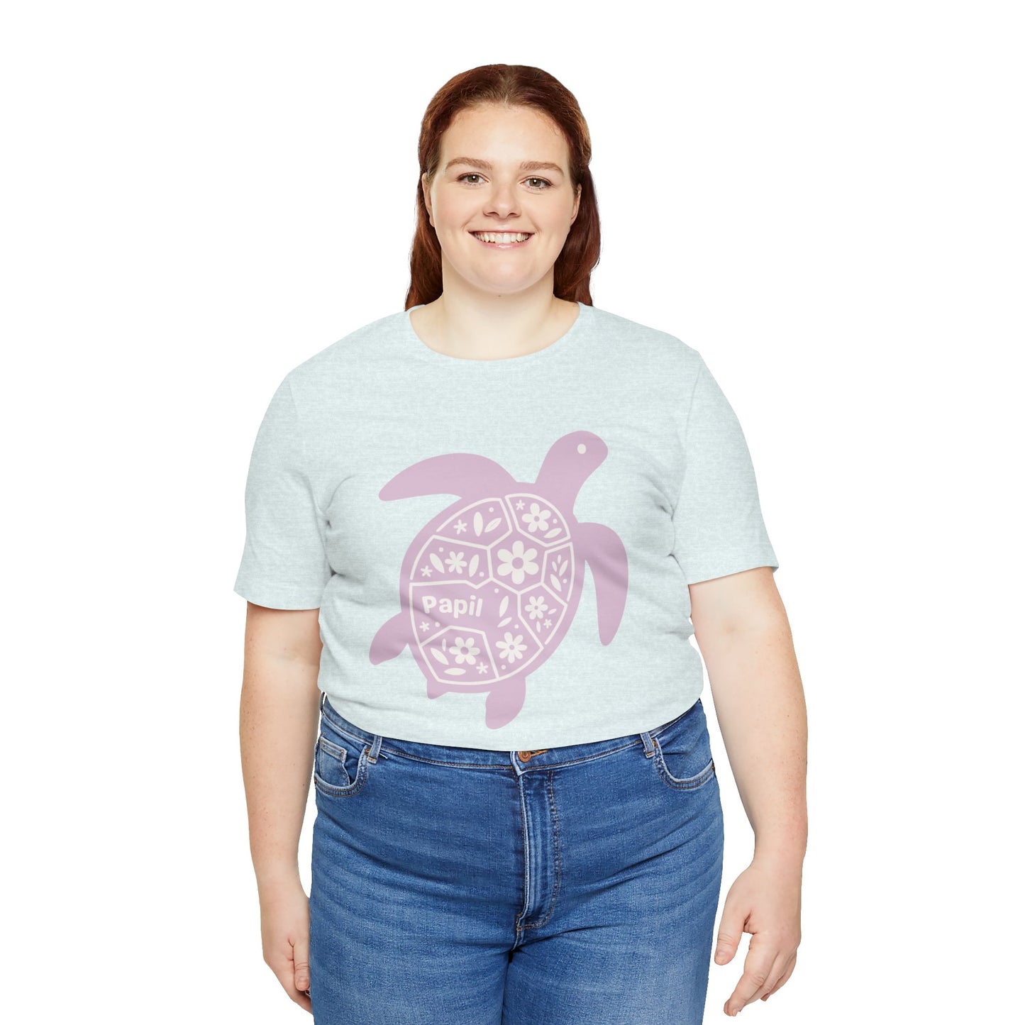 Sea Turtle Graphic Tee — Papil Floral Shell T-Shirt
