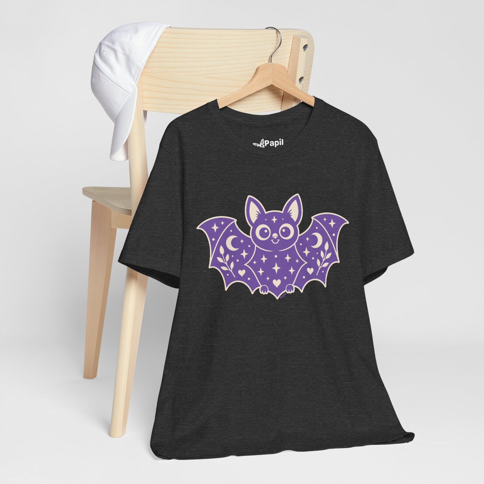 Soft But Spooky — Cute Halloween Bat Graphic Tee