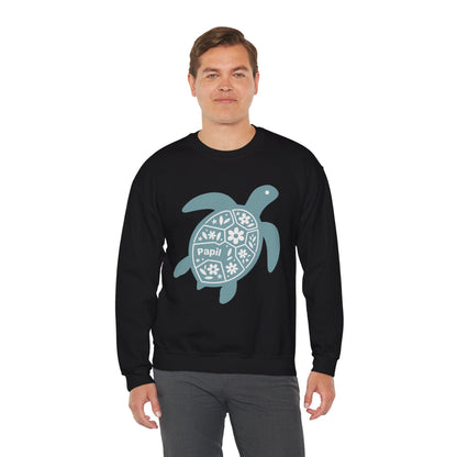 Shell Yeah! Floral Sea Turtle Cosy Crewneck Sweatshirt