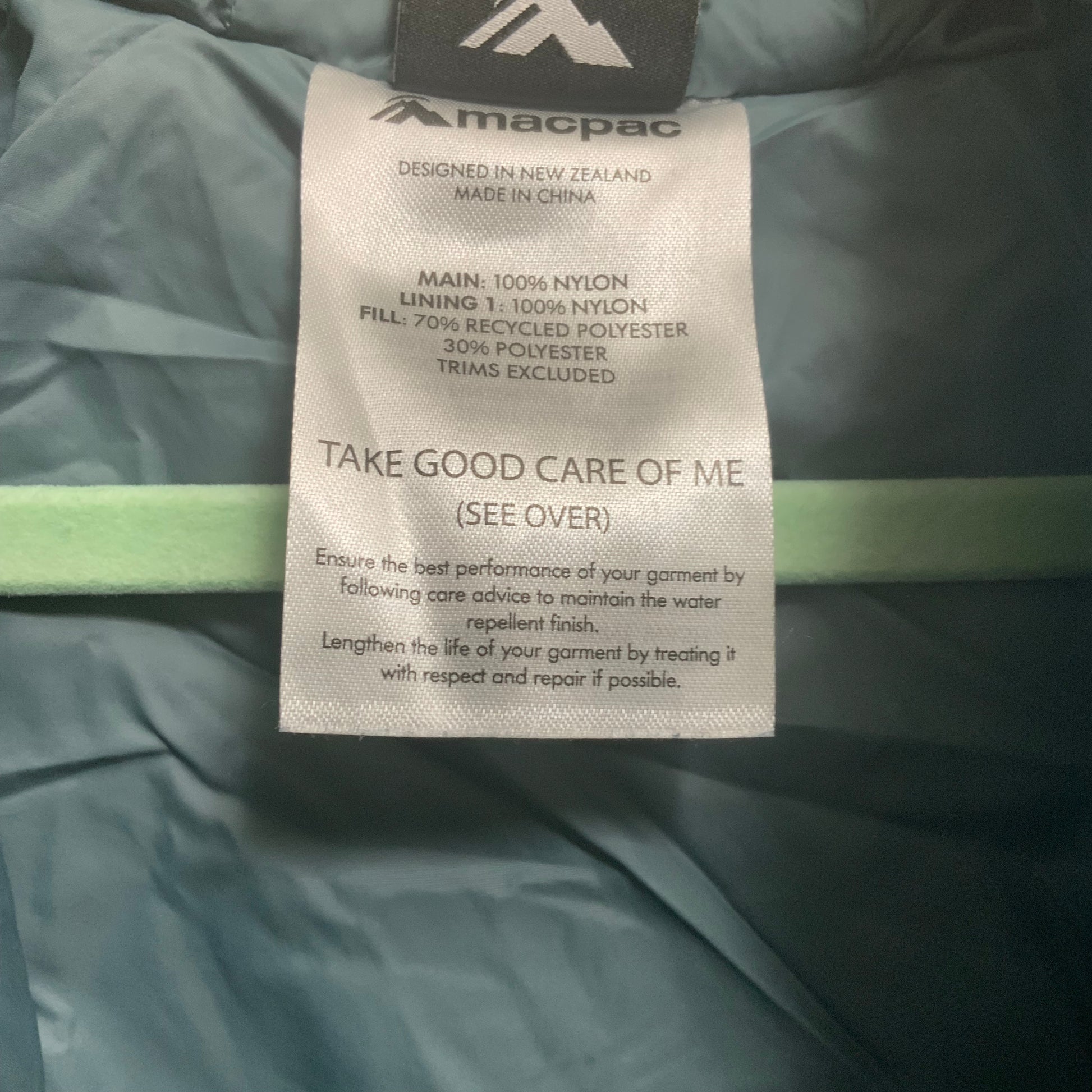 Macpac Hooded Snowsuit | Blue Clouds | Size 1 (18M) | Pre-Owned Excellent