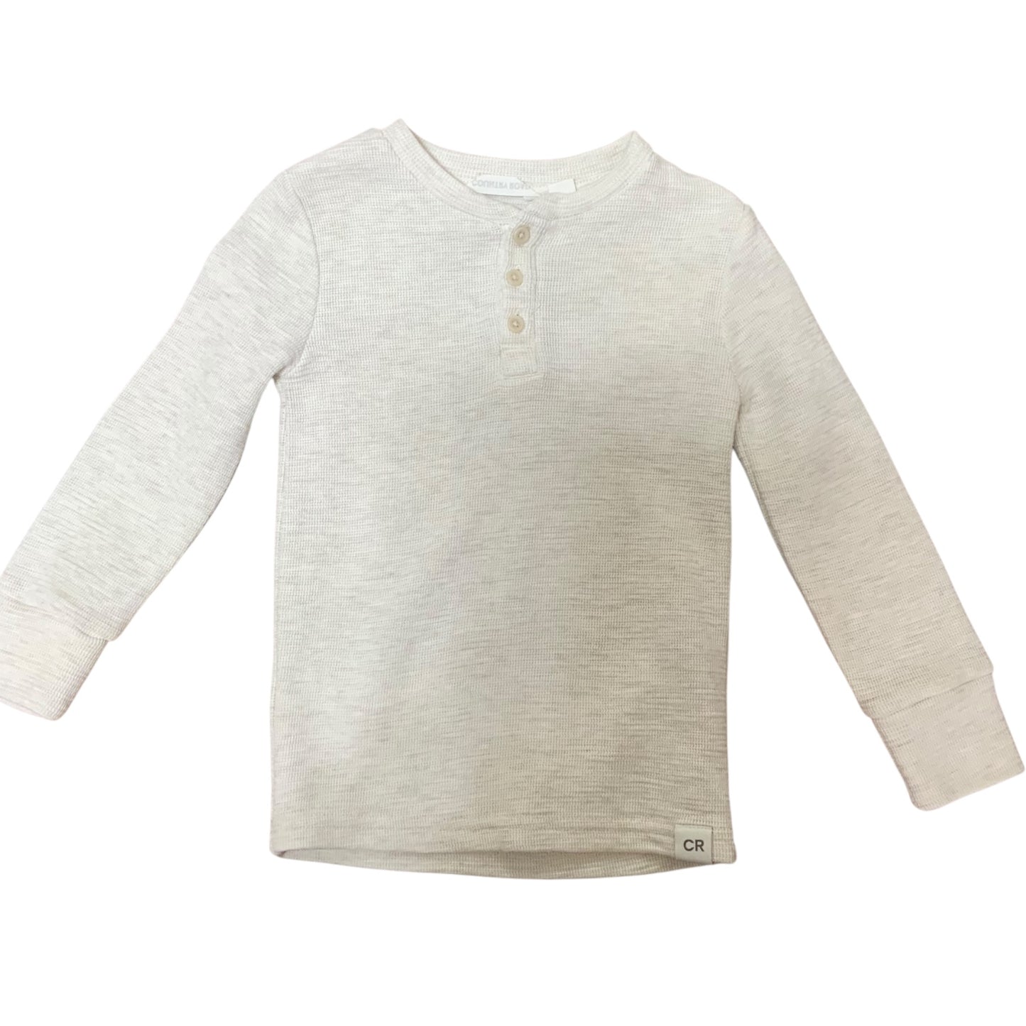 Country Road | Boys Henley Top | Cream | Long Sleeve | Size 3 | Pre-Owned