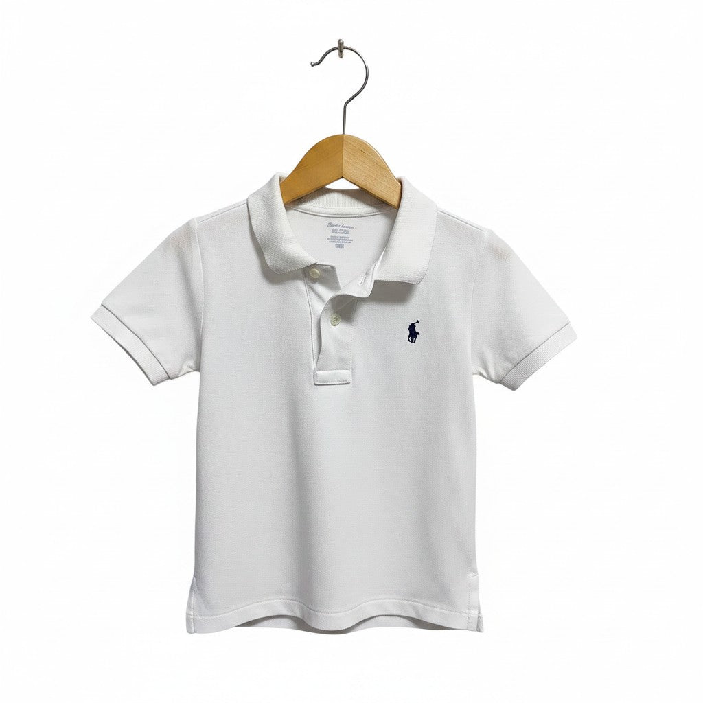 Ralph Lauren Polo Shirt | White Collared | Size 18M | Pre-Owned