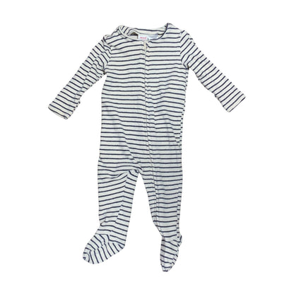 Seed Heritage Baby One Piece | Cream Navy Stripe | Size 00 (3-6M) | Pre-Owned