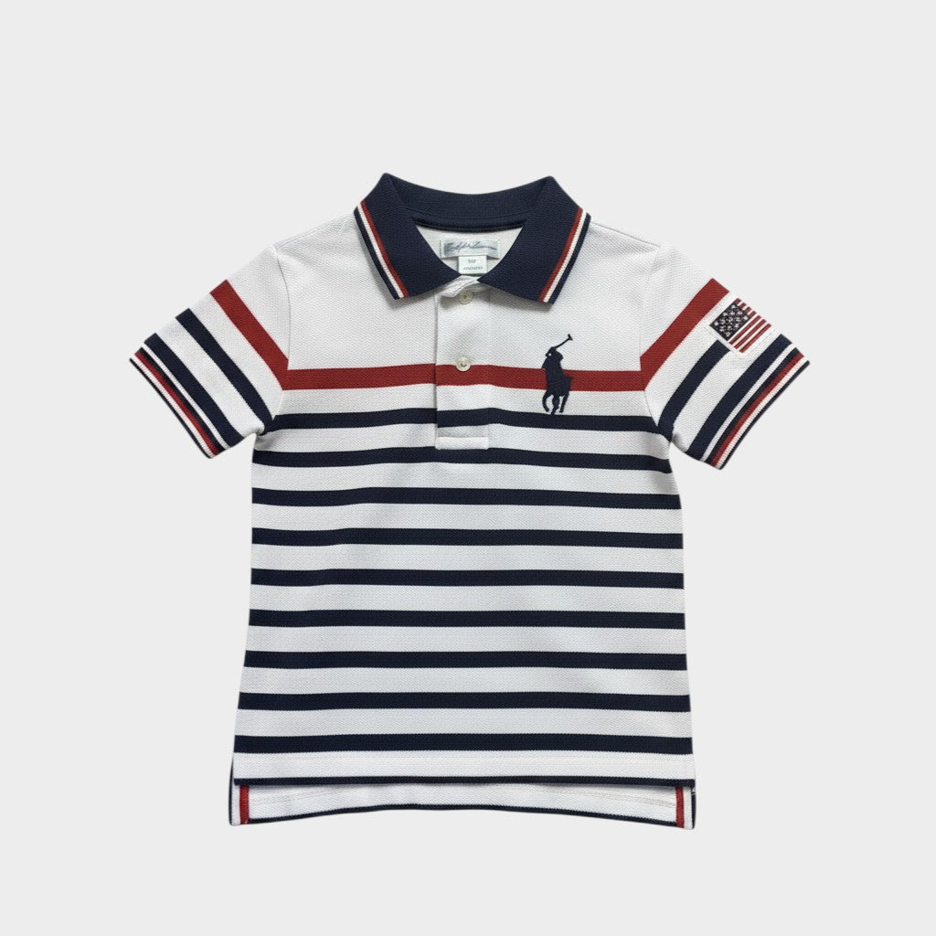 Ralph Lauren Polo Shirt | USA Flag | 18 Months | Pre-Owned