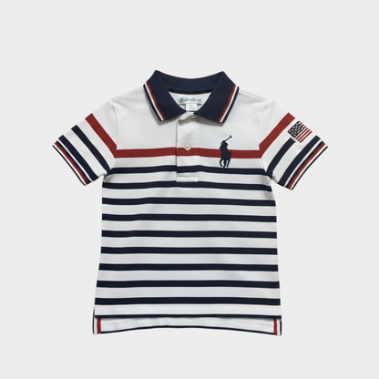 Ralph Lauren Polo Shirt | USA Flag | 18 Months | Pre-Owned