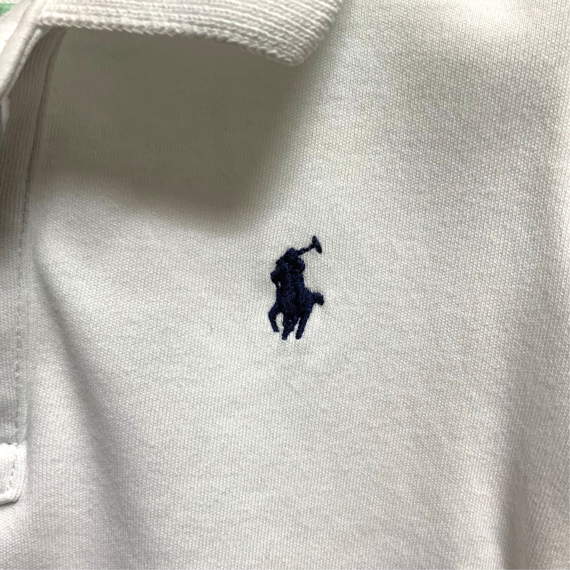 Ralph Lauren Polo Shirt | White Collared | Size 18M | Pre-Owned