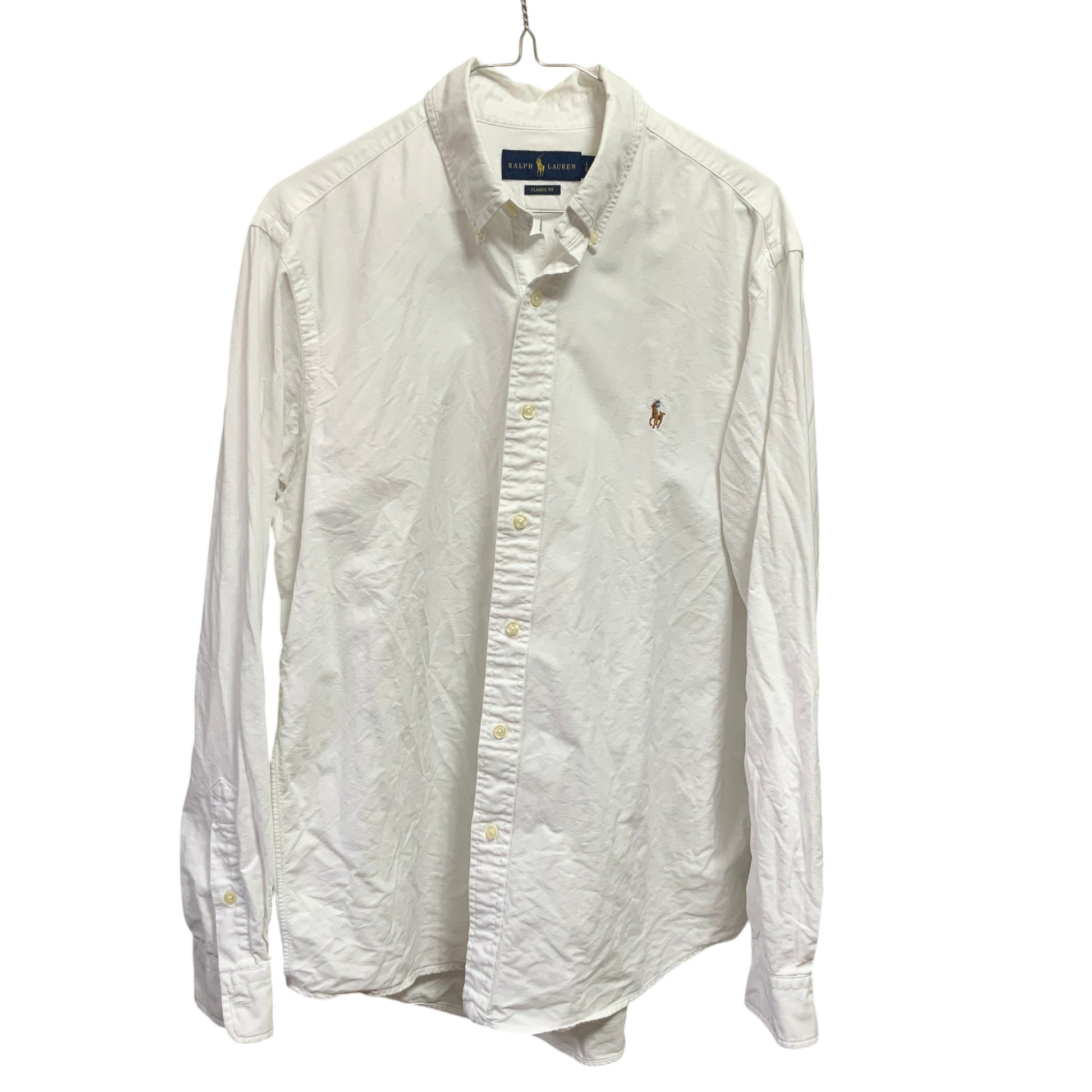 Ralph Lauren Iconic Custom Fit White Oxford Shirt| Size L | Pre-Owned
