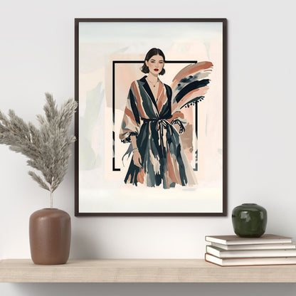 Modern Muse – Fashion Illustration | Digital Wall Artwork