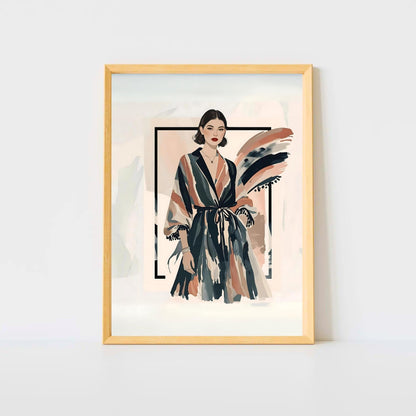 Modern Muse – Fashion Illustration | Digital Wall Artwork