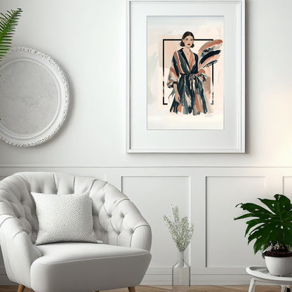 Modern Muse – Fashion Illustration | Digital Wall Artwork